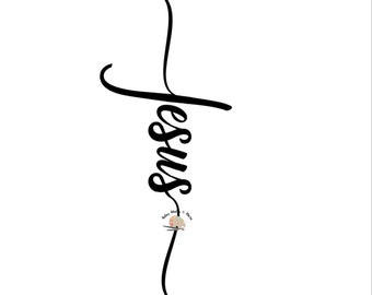 Jesus svg CUT file, Jesus cross svg Christian Faith cross svg file sideways cross svg for Silhouette Cameo Cricut Jesus t-shirt svg DIY idea