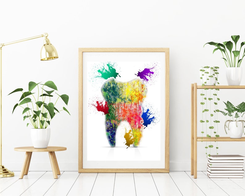 Dentist Office Dental Art Dentist Wall Art Dentist Gift Etsy
