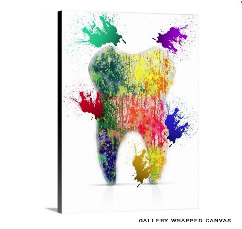 Dentist Office Dental Art Dentist Wall Art Dentist Gift Etsy