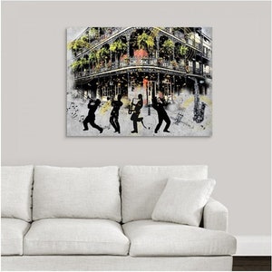 New Orleans Art, Jazz Musicians, Jazz Art, New Orleans Jazz, Jazz Music Print, Music Lover, Louisiana, Jazz Home Decor, Jazz Lover image 3