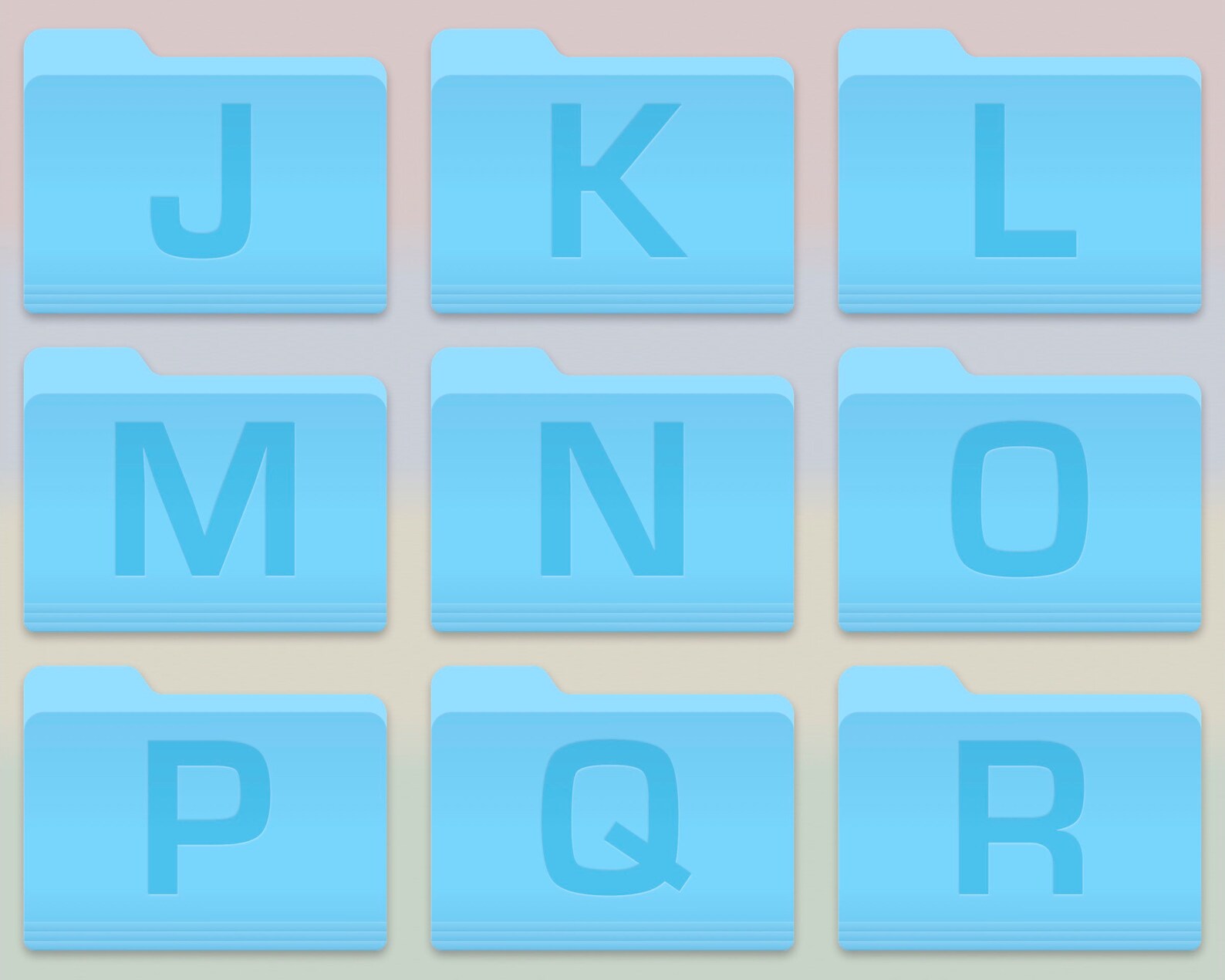 Mac folder icons, 45 alphanumeric Custom icons For the finder desktop ...