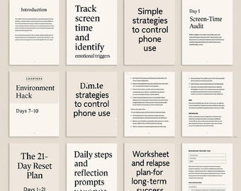 Unplug Your Brain: A 21-Day Phone Addiction Reset & Digital Detox Guide