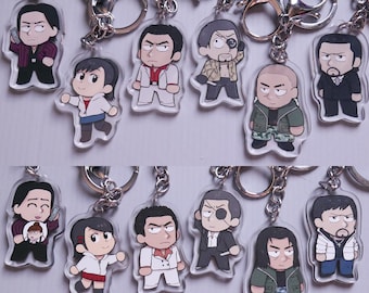 Yakuza 2 inch doublesided acrylic charms