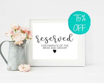 wooden reserved sign etsy