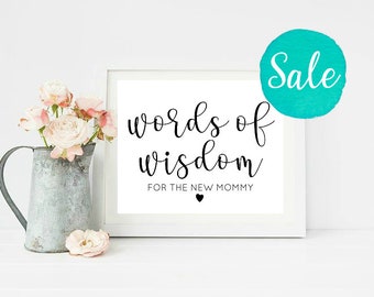 words of wisdom advice for new mom advice for mom to be etsy