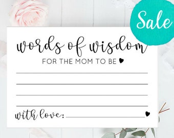words of wisdom advice for new mom advice for mom to be etsy