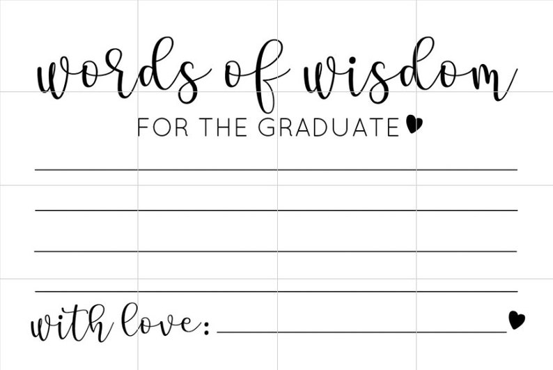 graduation wisdom card template free download graduation wisdom card template free download