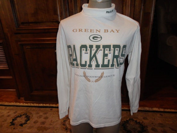 Vtg 90's White True Fan Green Bay Packers L/S TUR… - image 2