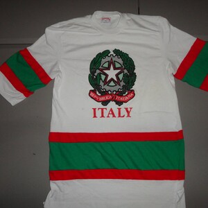 Vtg 90&#39;s Nutmeg Mills Italy 50-50 Jersey Shirt Fits Adult M USA Excellent soccer