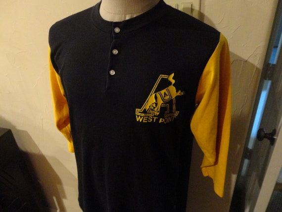 Vtg 80's WEST POINT Army Black Knights Soft Thin … - image 5