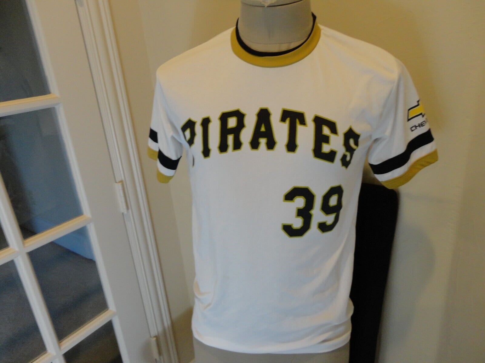Stitches MLB Pittsburgh Pirates Baseball Jersey Youth Large