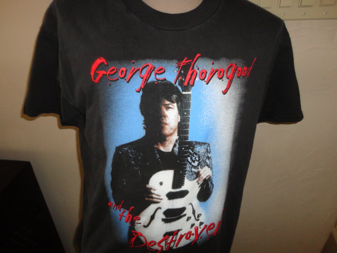 ジョージ・ソログッド　Tシャツ Vtg 90's George Thorogood and the Destoyers Half a Boy Half a Man