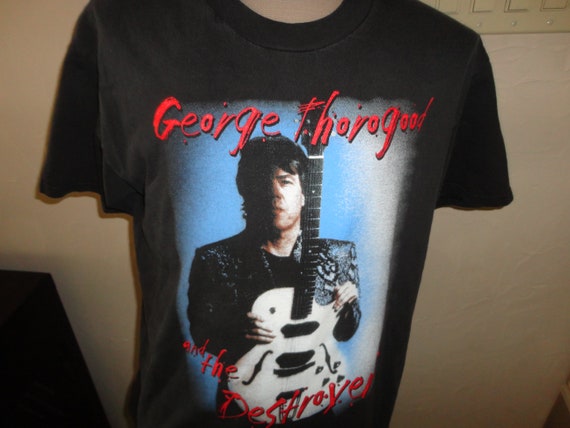 Vtg 90's George Thorogood and the Destoyers Half a Boy Half a Man