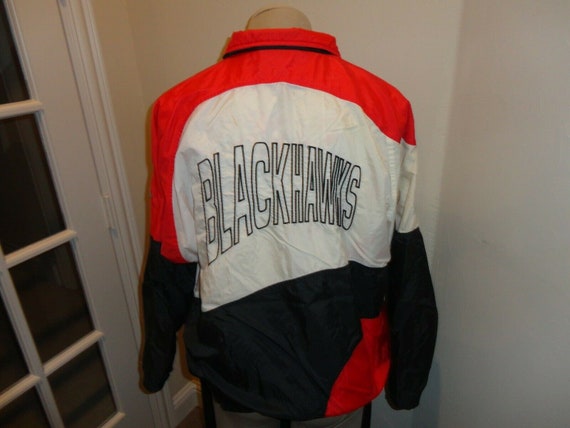 G-III Sports Body Check Starter Jacket - Chicago Blackhawks - Adult