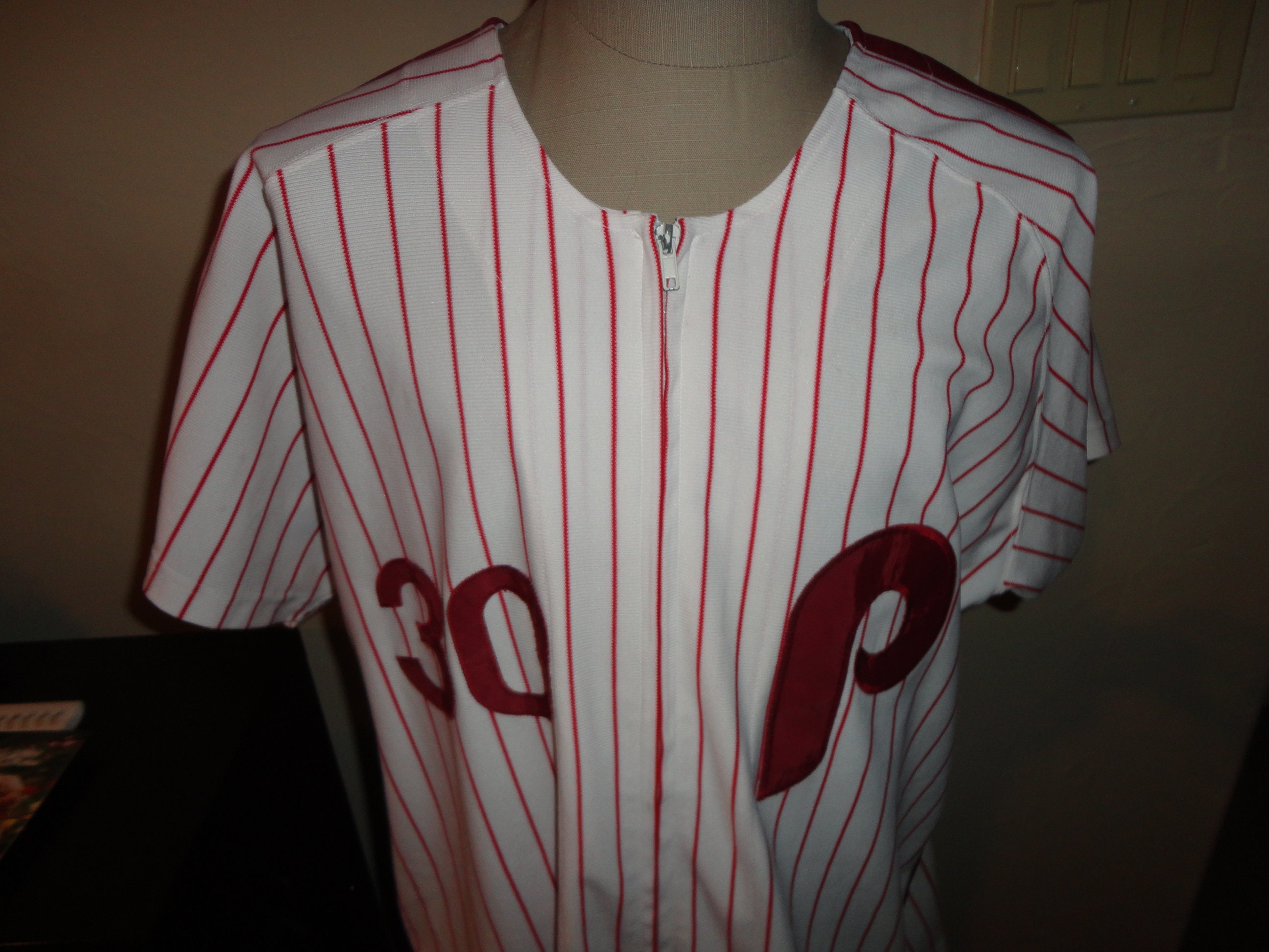 Vtg Sewn Philadelphia Phillies 30 Dave Cash Cooperstown 76 