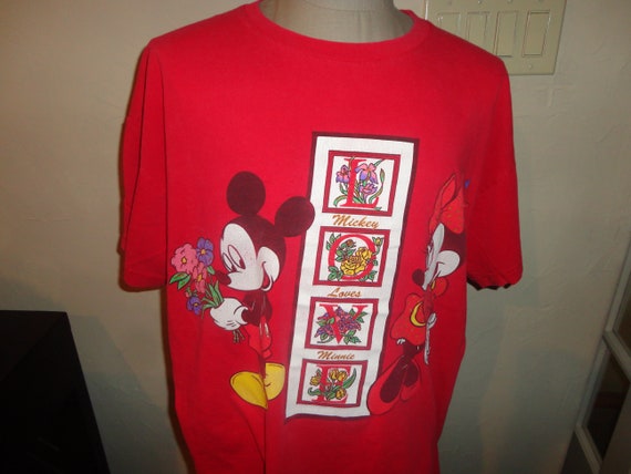 Vtg 90's Mickey Unlimited Mickey Loves Minnie Dis… - image 2