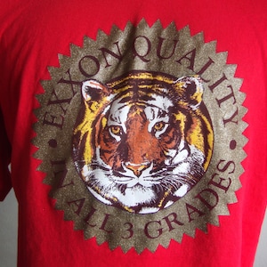 Vtg 90&#39;s Exxon Quality In All 3 Grades T Shirt Size L