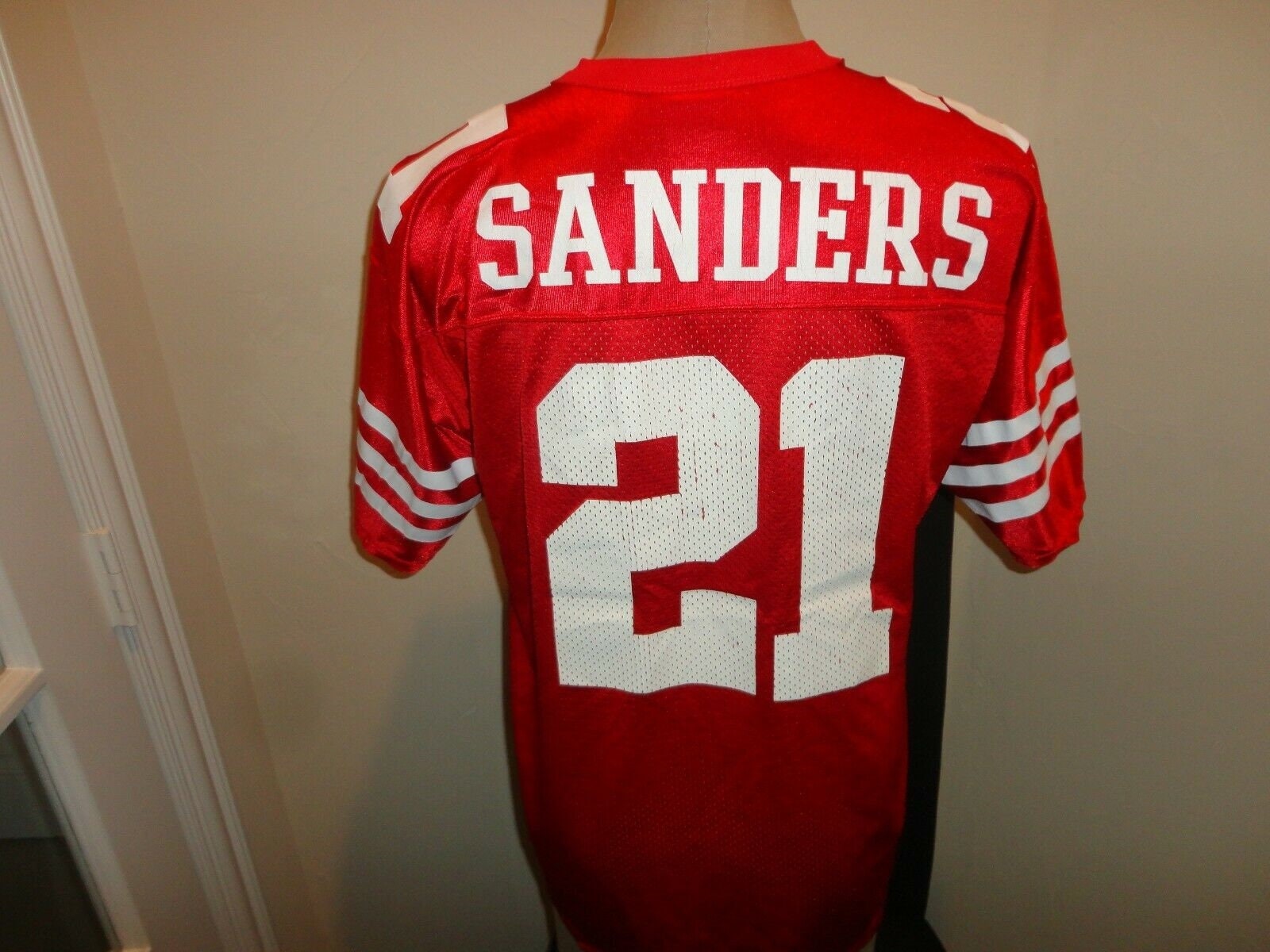 Vtg 90's Deion Sanders 21 Prime Time San Francisco 49ers NFL