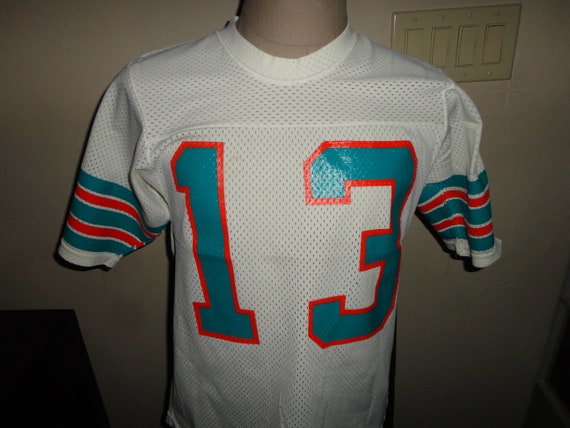 Vtg Sand Knit 80 s 90 s Dan Marino 13 Miami Dolphins NFL Adult M