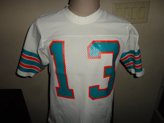 Vtg Sand Knit 80's 90's Dan Marino #13 Miami Dolp… - image 1