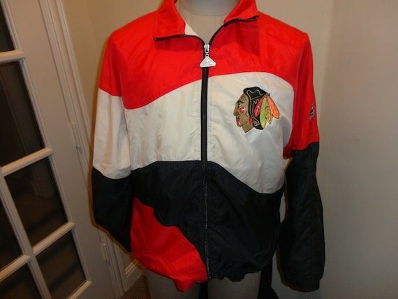 Vintage chicago blackhawks jacket top