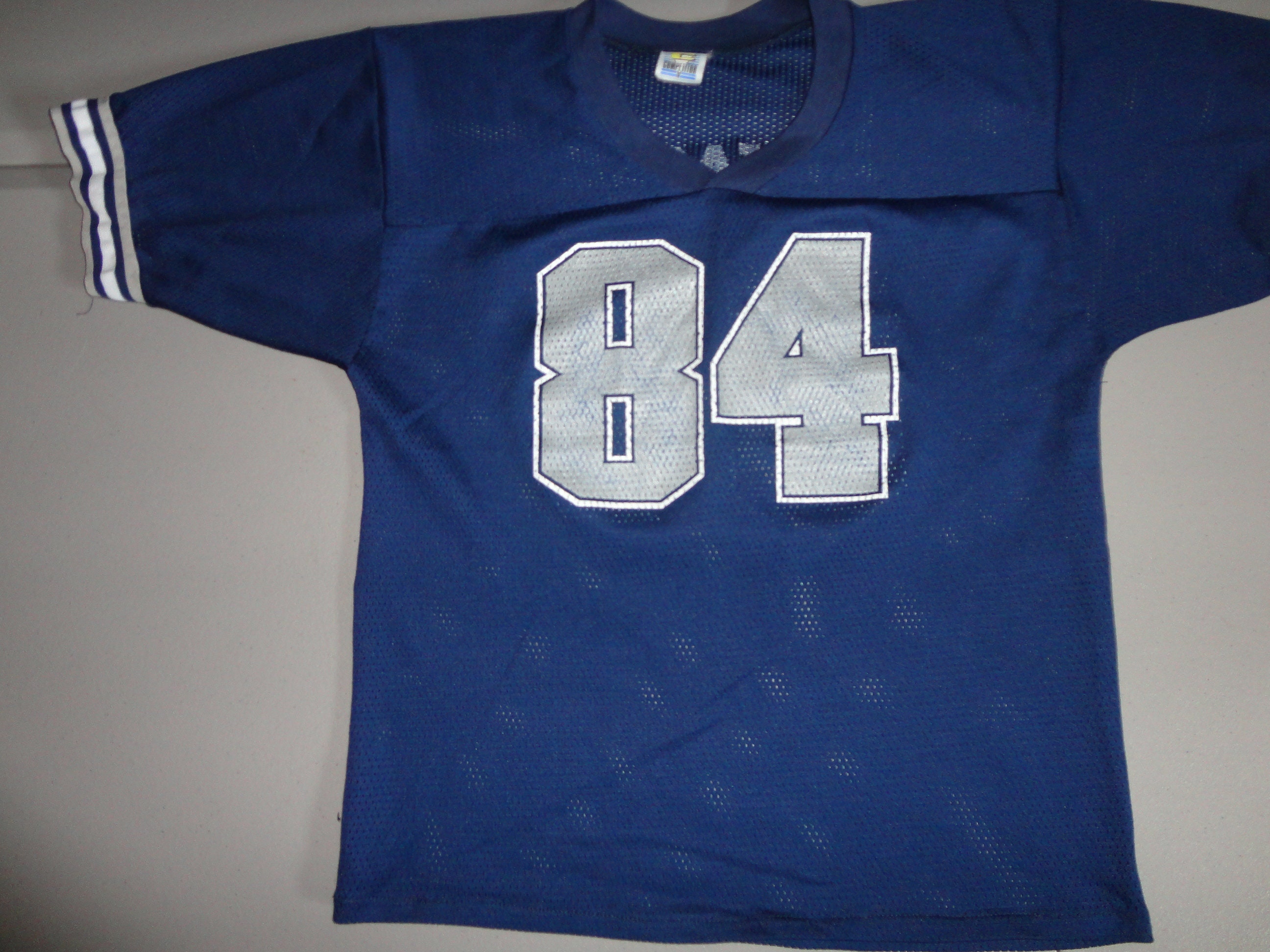 Vtg 90's #84 Jay Novacek Dallas Cowboys Screen NFL Football Jersey