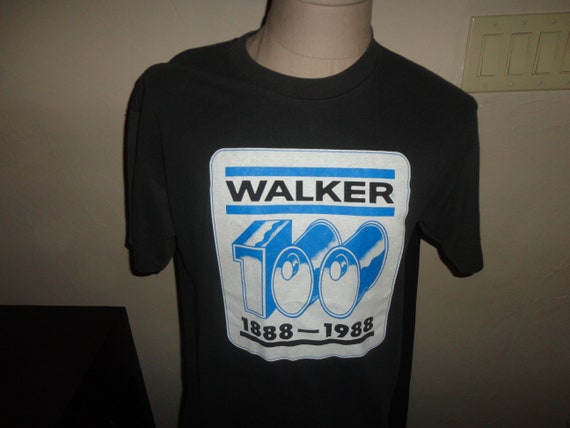 Vtg Black 1988 WALKER 100 Anniversary 50-50 tshir… - image 6