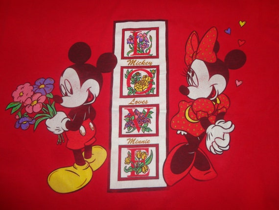 Vtg 90's Mickey Unlimited Mickey Loves Minnie Dis… - image 4