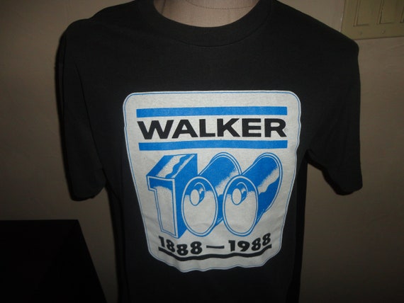Vtg Black 1988 WALKER 100 Anniversary 50-50 tshir… - image 8