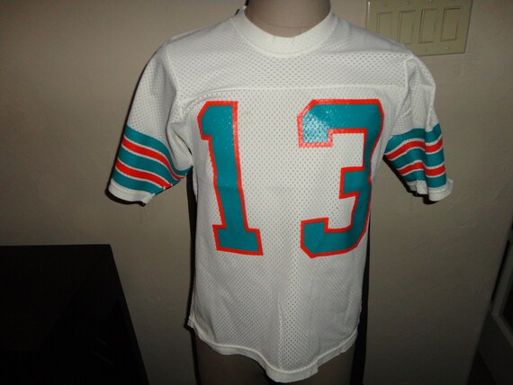 Vtg Sand Knit 80's 90's Dan Marino #13 Miami Dolp… - image 2