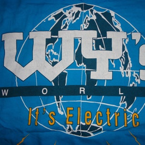 Vtg 1996 Wynonna Judd WYNONNA WY&#39;s World It&#39;s Electric Concert Tour T-Shirt Sz L