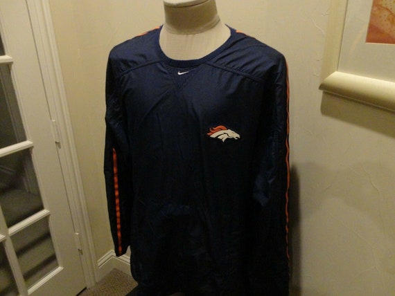 Vtg Blue Sewn Nike NFL Authentic Denver Broncos P… - image 2