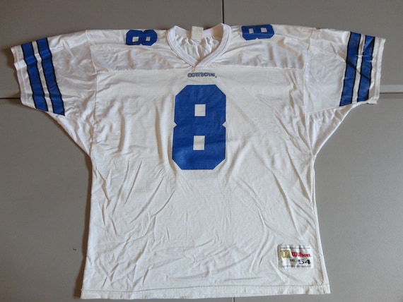 Vtg 90's TAILORED Dallas Cowboys Troy Aikman #8 NFL Screen