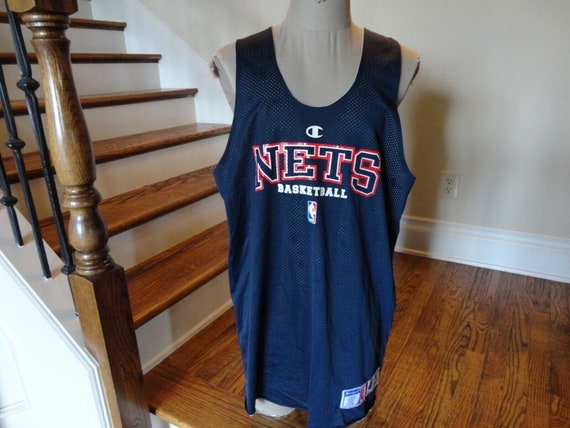 NBA NEW JERSEY NETS チャンピオン オーセンティック ジャージ Vintage Champion AUTHENTIC NBA New Jersey Nets Reversible Practice