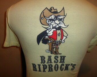 Vtg 80 S Yellow Bash Riprock S 50 50 Texas Sheriff Etsy 日本