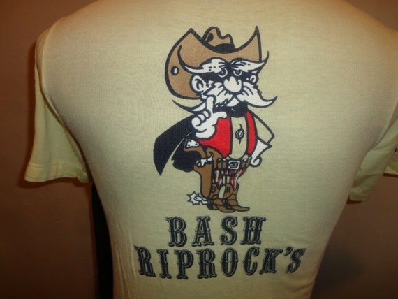 Vtg 80 S Yellow Bash Riprock S 50 50 Texas Sheriff Etsy 日本