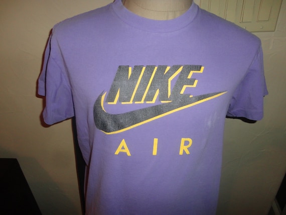 True Vintage 90's Nike Air Swoosh Basketball Purp… - image 1