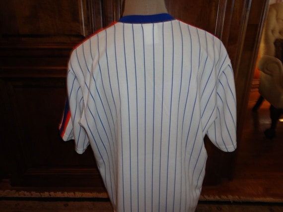 Vtg Sewn Majestic Cooperstown Collection Mets Pin… - image 4