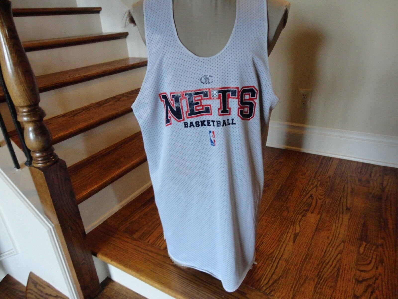 Vintage Champion AUTHENTIC NBA New Jersey Nets Reversible