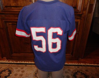 Vtg Rawlings Blue New York Giants #56 Lawrence Taylor Screen