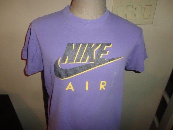 True Vintage 90's Nike Air Swoosh Basketball Purp… - image 2