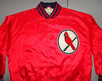 Vtg Cooperstown THROWBACK Sewn St Louis Cardinals '48 World Series Jacket Sz 56