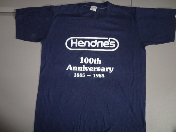Vtg 80s 50-50 Blue Henrie's Ice Cream 100th Anniv… - image 3