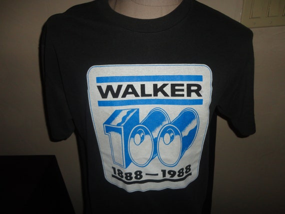 Vtg Black 1988 WALKER 100 Anniversary 50-50 tshir… - image 9