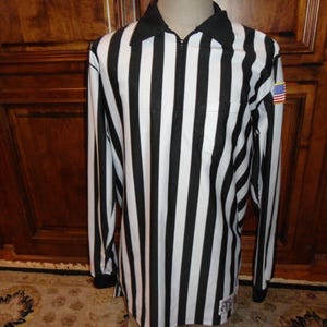 Vintage Honig's Whistle Stop domare Poly Jersey skjorta XL TALL USA Mycket fin