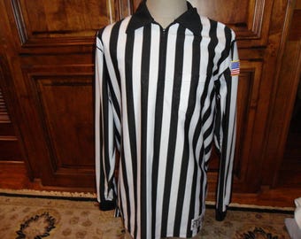 Vintage Honig's Whistle Stop Referee Poly Jersey Shirt XL TALL USA Very Nice