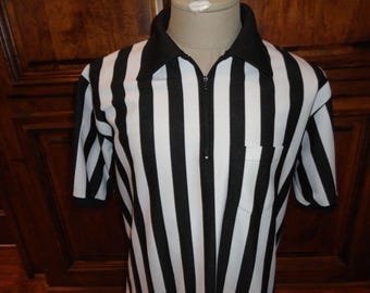 Vintage Honig's Whistle Stop Referee Jersey Shirt XL Nice USA Flag TASO Patches