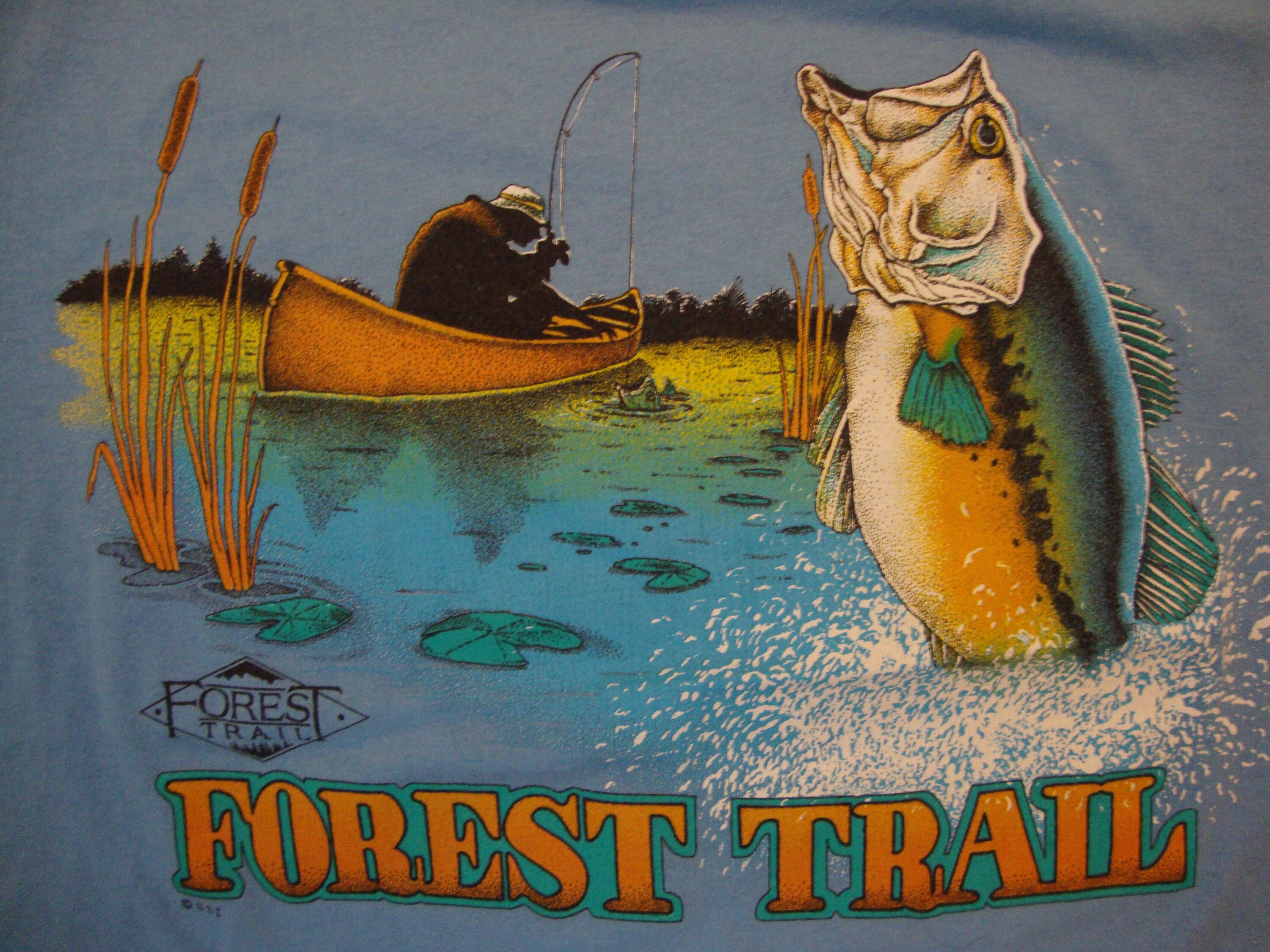 トップス OLD vtg fishing/print T Vintage 90s Fly Fishing Shirt Size XL Vintage 