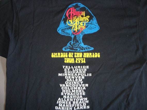 Vtg Rare 1991 TOUR Allman Brothers Shades Of Two … - image 3