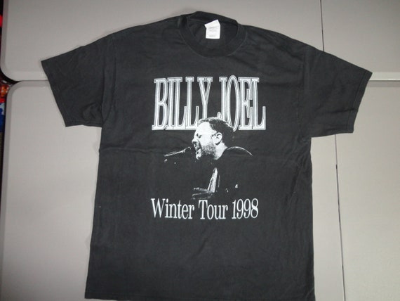 Vtg 1998 Billy Joel Winter Tour Cities cotton T-S… - image 3